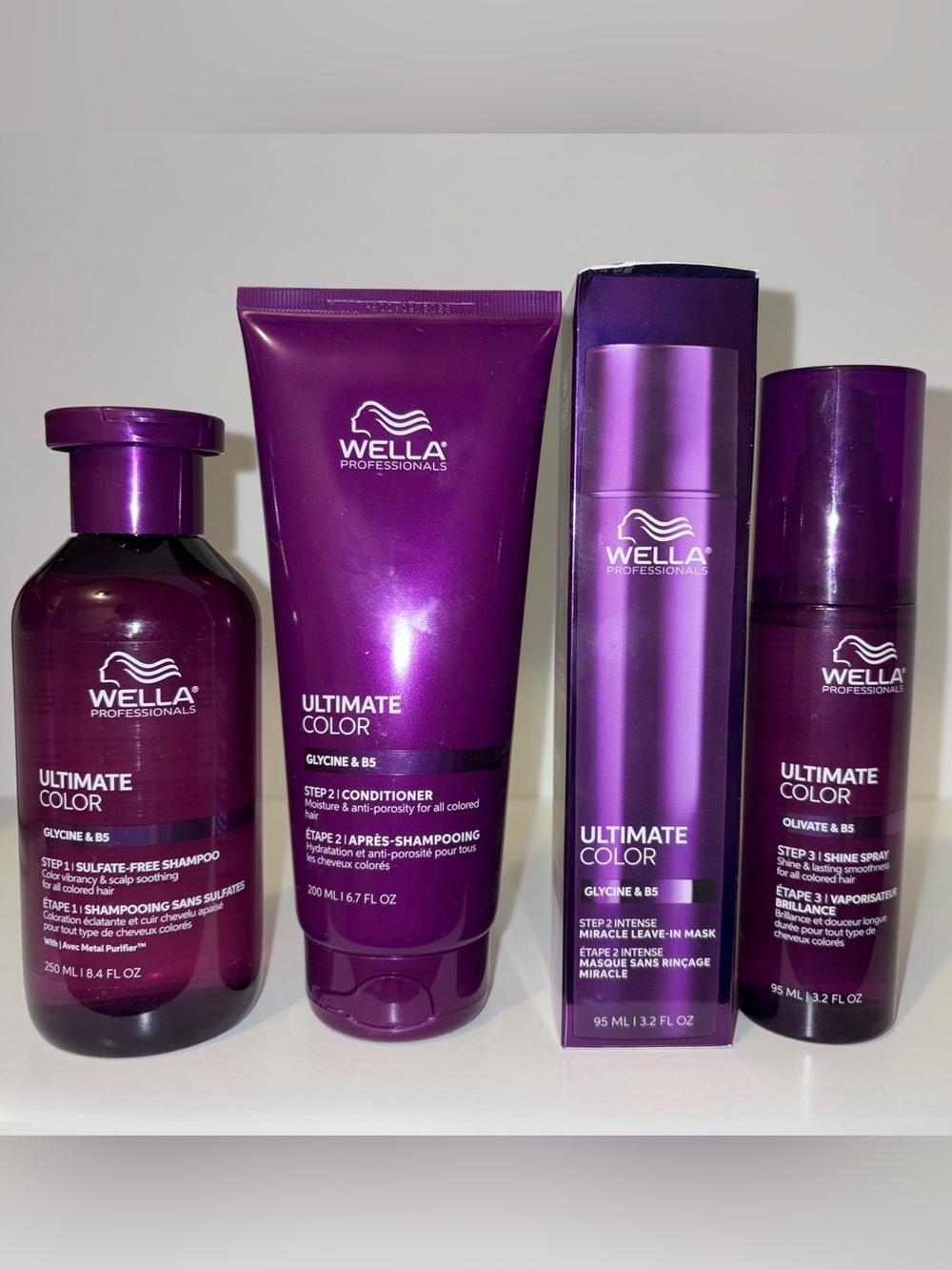 Wella Professionals Ultimate Color Hair Regimen Set Bundle